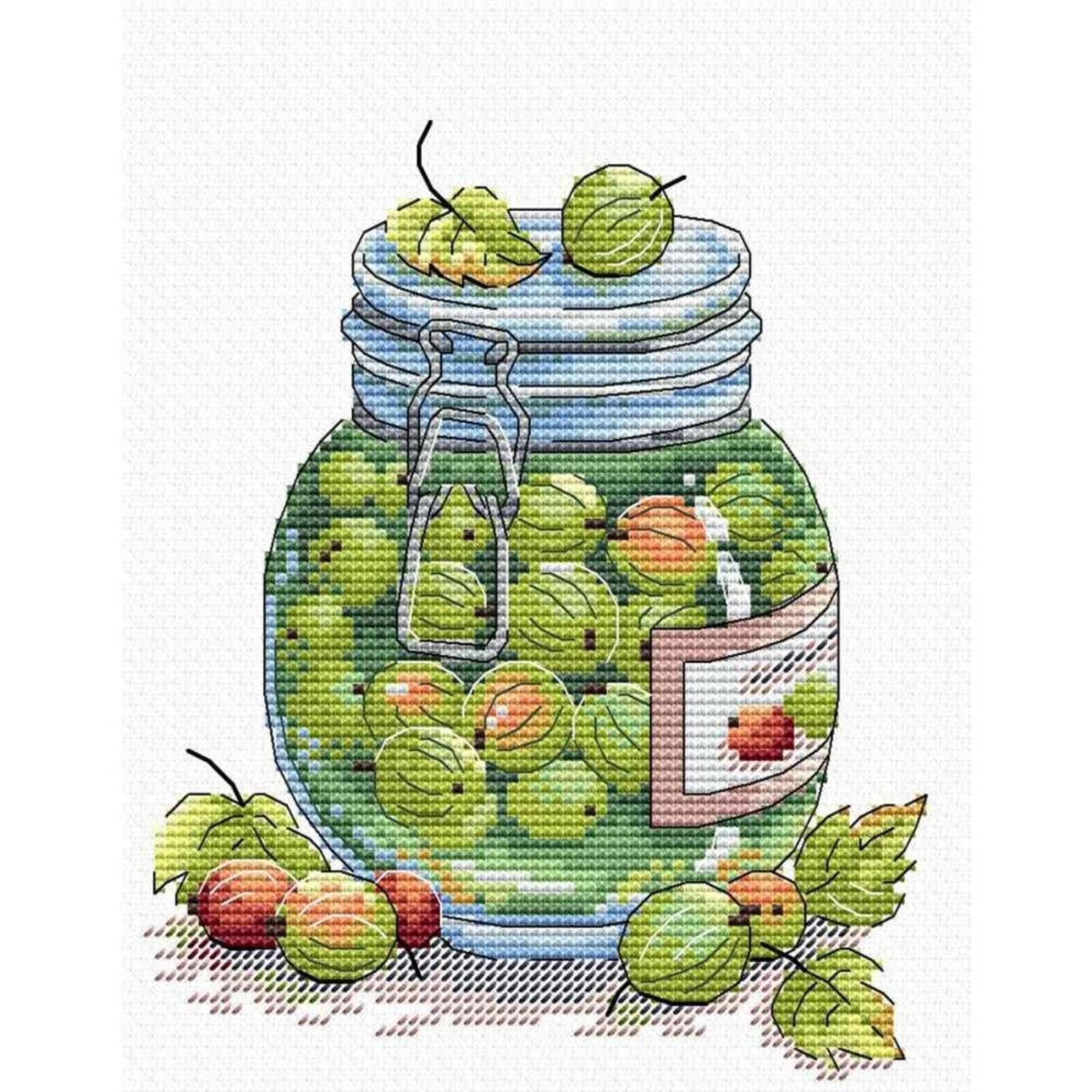 Mp Studia Juicy Gooseberry Cross Stitch Kit